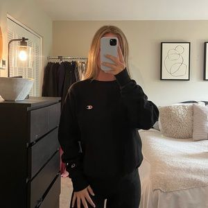 Champion Crewneck Sweatshirt (Black)